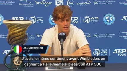Cincinnati - Sinner arrive avec “décontraction et un état d’esprit positif” pour l’US Open