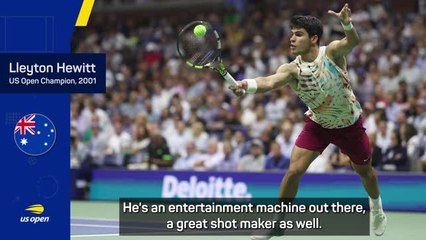 Hewitt backs 'entertainment machine' Alcaraz to shine at US Open