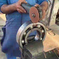 large scale ball bearing repairing process