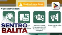 Publiko, pinaalalahanan ng DOH sa mga dapat tandaan para matiyak ang kaligtasan sa gitna ng banta ng vog at smog