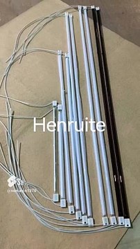 475mm700w Ruby halogen heat tube infrared emitter quartz elements electric quartz heating elements