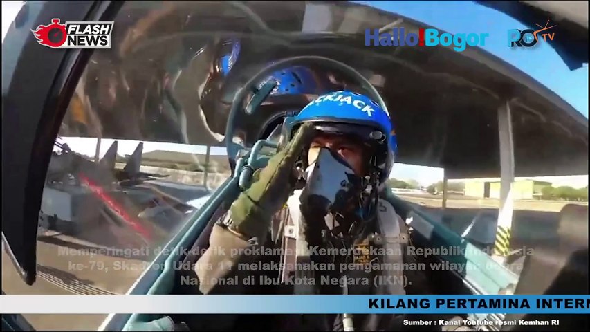 Sukhoi Su-30 Skadron Udara 11 Jaga Keamanan Udara IKN Saat HUT ke-79 RI