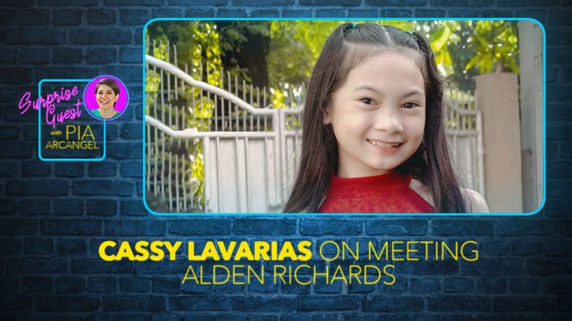 Cassy Lavarias, tumakbo nang makita si Alden Richards? | Surprise Guest with Pia Arcangel