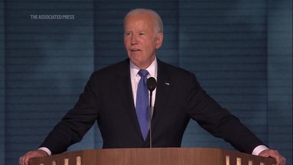 Joe Biden delivers farewell speech to Democratic National Convention