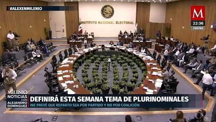 INE planea repartición de plurinominales por partido, no por coalición