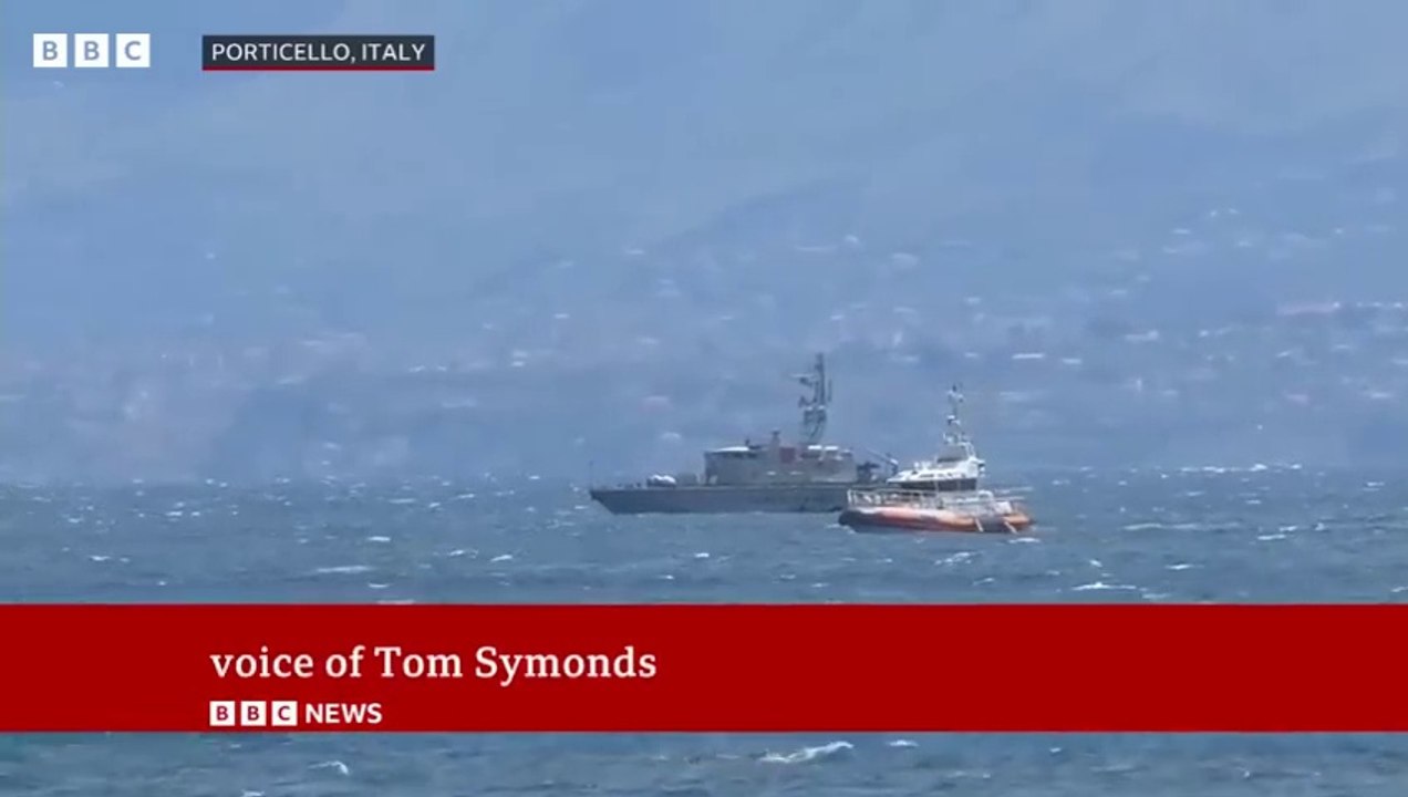 One dead, six missing, 15 rescued after luxury British yacht sinks off Sicily -