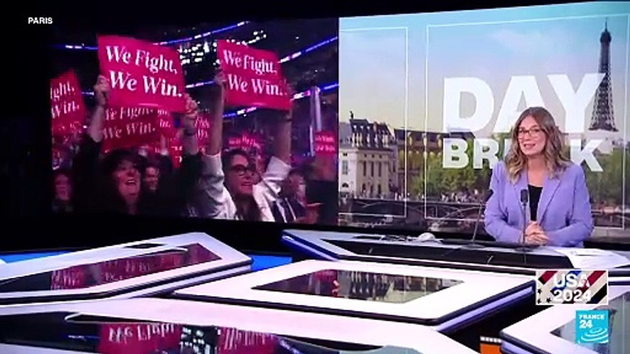 Standing ovation for Joe Biden as he gives Harris an enthusiastic endorsement at the Democratic National Convention