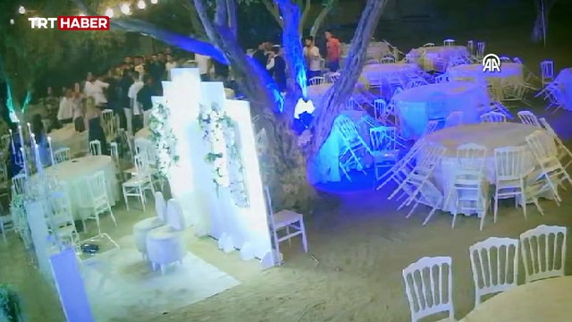 Muğla'da düğünde kavga: Sandalyeler, şişeler havada uçuştu