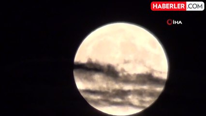 Kars'ta Dolunayın Göz Kamaştıran Şöleni