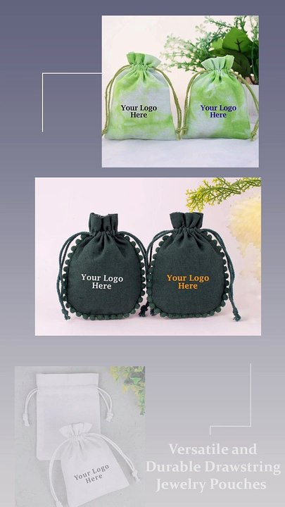 Eco-Friendly Cotton Drawstring Pouches: Perfect for Sustainable and Stylish Packaging