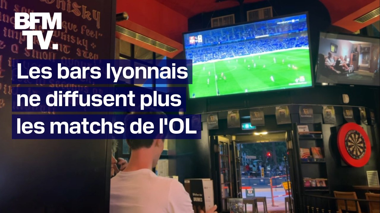 Faute de moyens, les bars du centre-ville de Lyon ne diffusent plus les matchs de l'Olympique Lyonnais