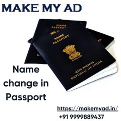 Name change in Passport | Make my ad