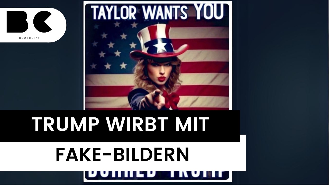 Trump lockt fans von taylor swift mit fake-fotos