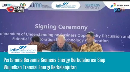 Pertamina Bersama Siemens Energy Berkolaborasi Siap Wujudkan Transisi Energi Berkelanjutan