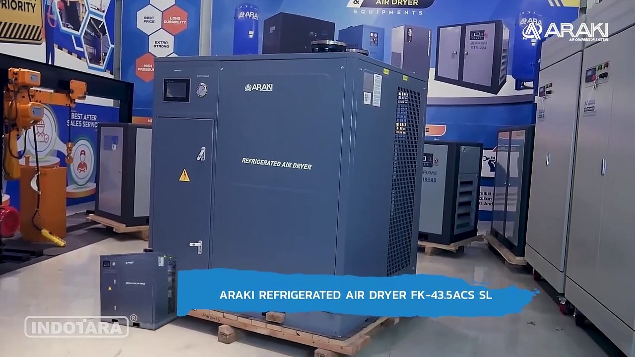 ARAKI REFRIGERATED AIR DRYER FK-43.5ACS -  PENGERING UDARA KOMPRESOR TERBAIK !!