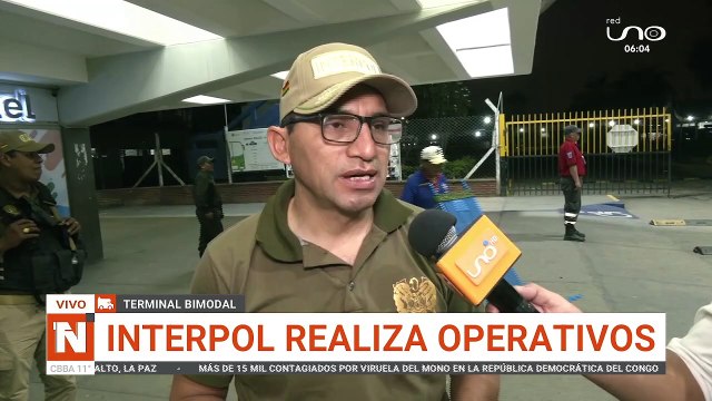 SCZ Interpol realiza operativo en la Bimodal