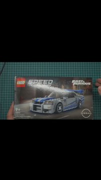 Présentation du 1er Kit sur la Chaîne un modèle Lego Nissan Skyline R34 Gtr du Film 2Fast 2furious.