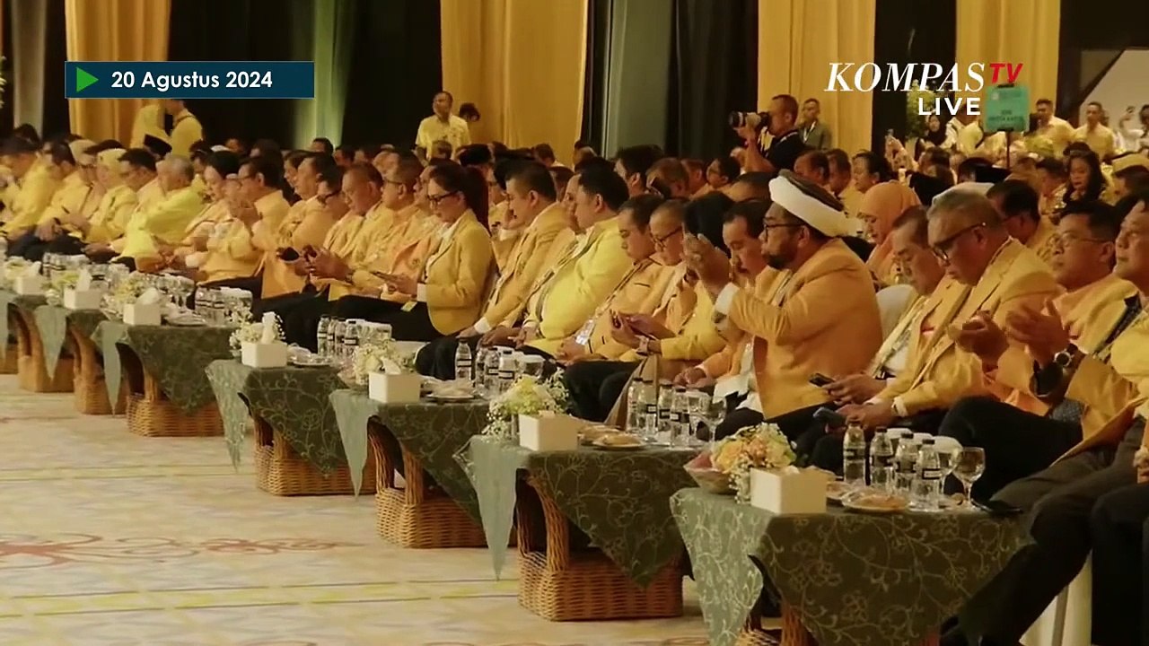 [FULL] Agus Gumiwang Buka Rapimnas Golkar, Ucap Terima Kasih ke Airlangga hingga Ungkit Pemilu 2024