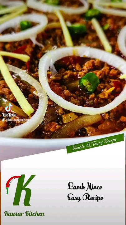 Lamb Mince recipe