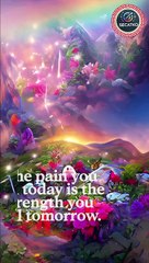 The pain you feel today