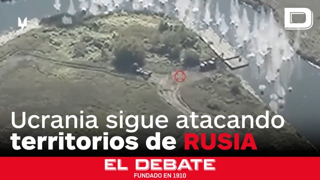 Bombardeos con misiles y drones para atacar posiciones rusas en territorios fronterizos de Ucrania