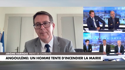 Angoulême : le préfet de Charente Jérôme Harnois s'exprime sur l'individu qui a tenté d'incendier la mairie