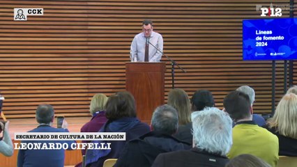 Cifelli en el lanzamiento de las líneas de fomento 2024 del FNA: "Volver a hace del FNA un lugar de excelencia"