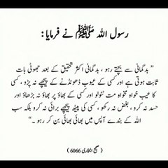 "BADGUMANI" #authentic hadees#Sahe Bukhari#6066#urdu#video shorts