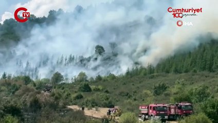 Afyonkarahisar’daki orman yangınına ilişkin 1 gözaltı