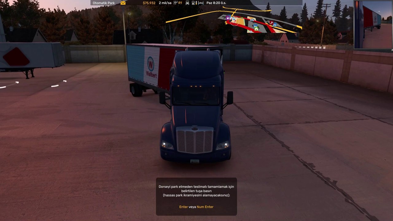 Frozen Vegetables: Exit: Kingman - Destination: Flagstaff #peterbilt - American Truck Simulator