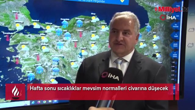 Meteoroloji haritayı güncelledi! Sıcaklıklar 5 derece birden düşecek