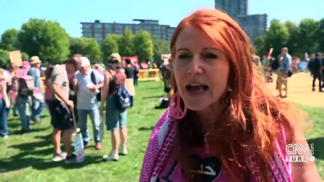 ABD yönetimine İsrail’e destek tepkisi! On binler sokaklara döküldü | Video Haber
