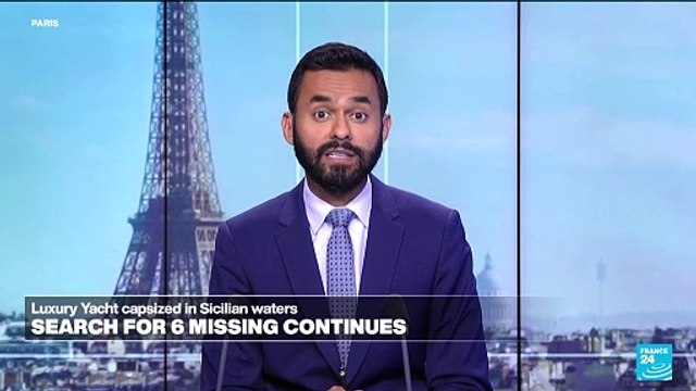 Divers search for six missing in Sicily yacht sinking, including finance boss