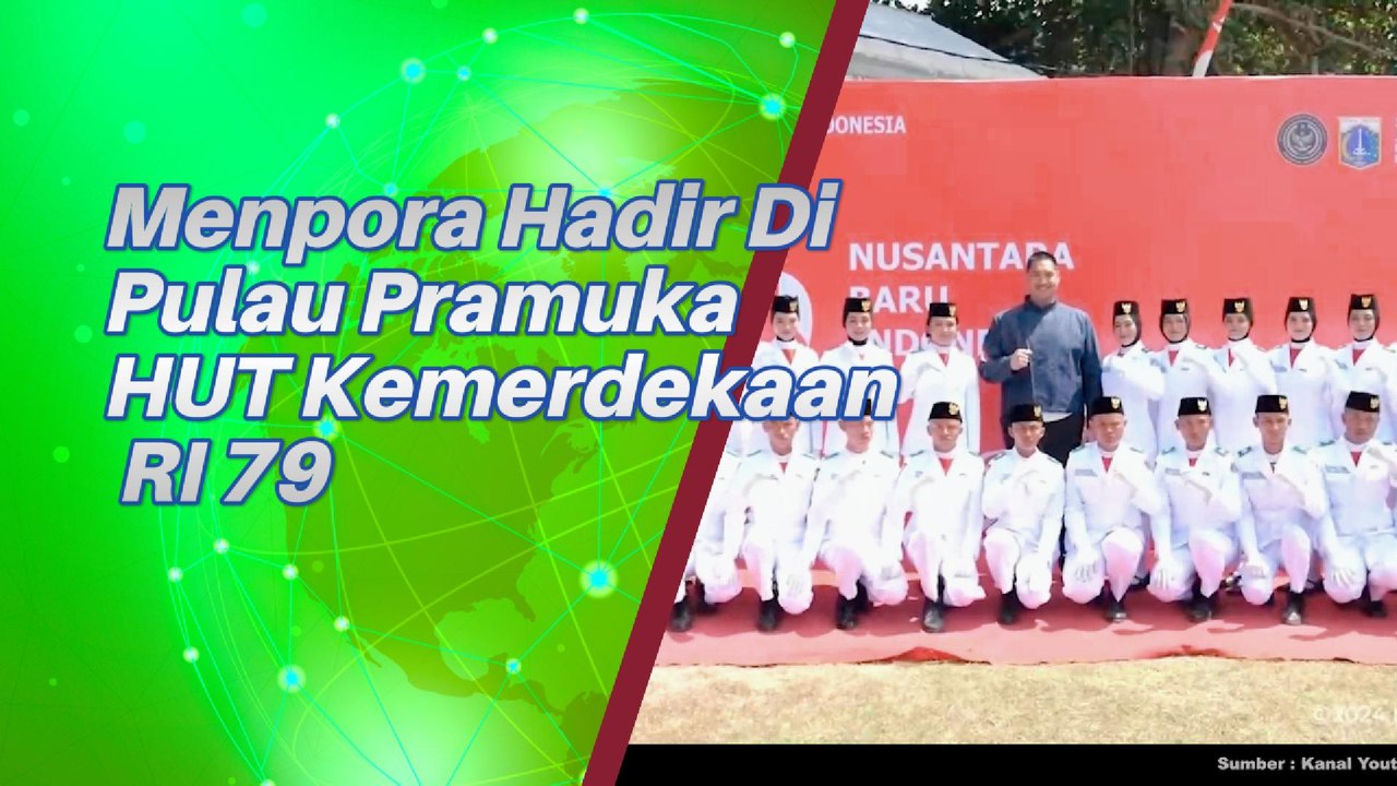 Menpora Dito Hadiri Upacara HUT Kemerdekaan RI Di Pulau Pramuka