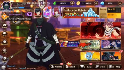 Fairy Tail: Fierce Fight Gameplay (Android/IOS) [No Commentary] Battle of Underworld 19/08/2024