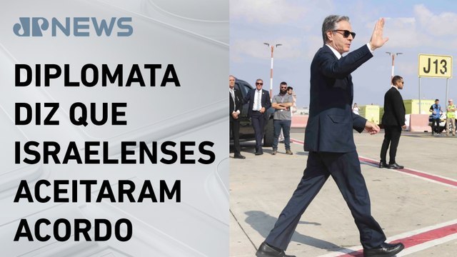 Blinken chega ao Egito para negociar cessar-fogo entre Israel e Hamas