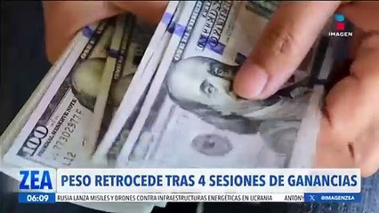 El peso mexicano se depreció el lunes