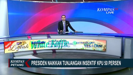 Naikkan Insentif Anggota KPU 50 Persen, Jokowi: Mohon Maaf Sejak 2014 Tidak Ada Kenaikan