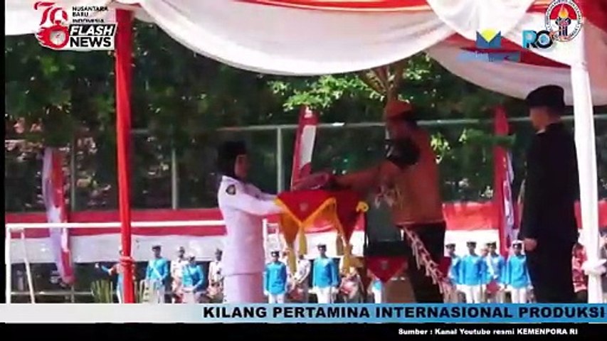 Menpora Dito Hadiri Peringatan HUT ke-79 RI di Pulau Pramuka, Kabupaten Kepulauan Seribu, Jakarta