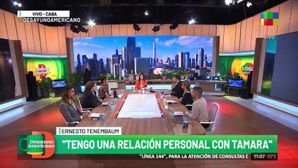 Ernesto Tenembaum: "El eje no Tamara Pettinato, es Alberto Fernández y los golpes a Fabiola Yañez"