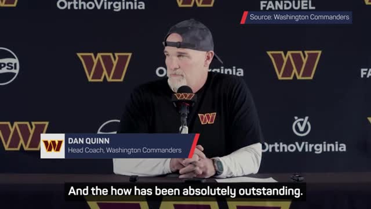 Commanders name rookie Daniels as starting QB