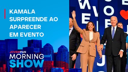 Convenção democrata tem “PASSAGEM de BASTÃO” e APARIÇÃO SURPRESA