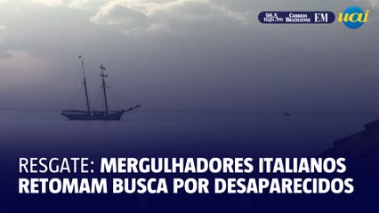 Iate de bilionário: resgates são retomados na Itália