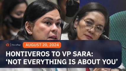 At OVP budget hearing, Hontiveros reminds Sara: ‘Not everything’s about you’