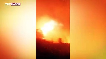 Aydın'da alevlerin ortasında canhıraş mücadele...