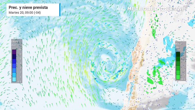 Baja segregada llegará con tormentas eléctricas y granizos a la Región Metropolitana