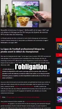 Les IPTV C’est la fin. #football #streaming #iptv