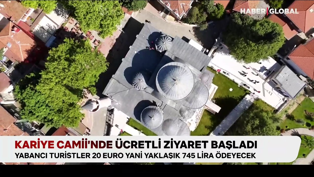 Kariye Camii'nde ücretli ziyaret başladı