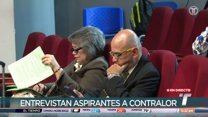 Bancada independiente Vamos entrevista a aspirantes a Contralor y Subcontralor