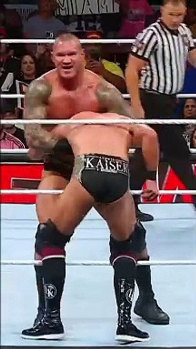 Randy Orton just took Gunther's boy right in front of him  #WWERaw